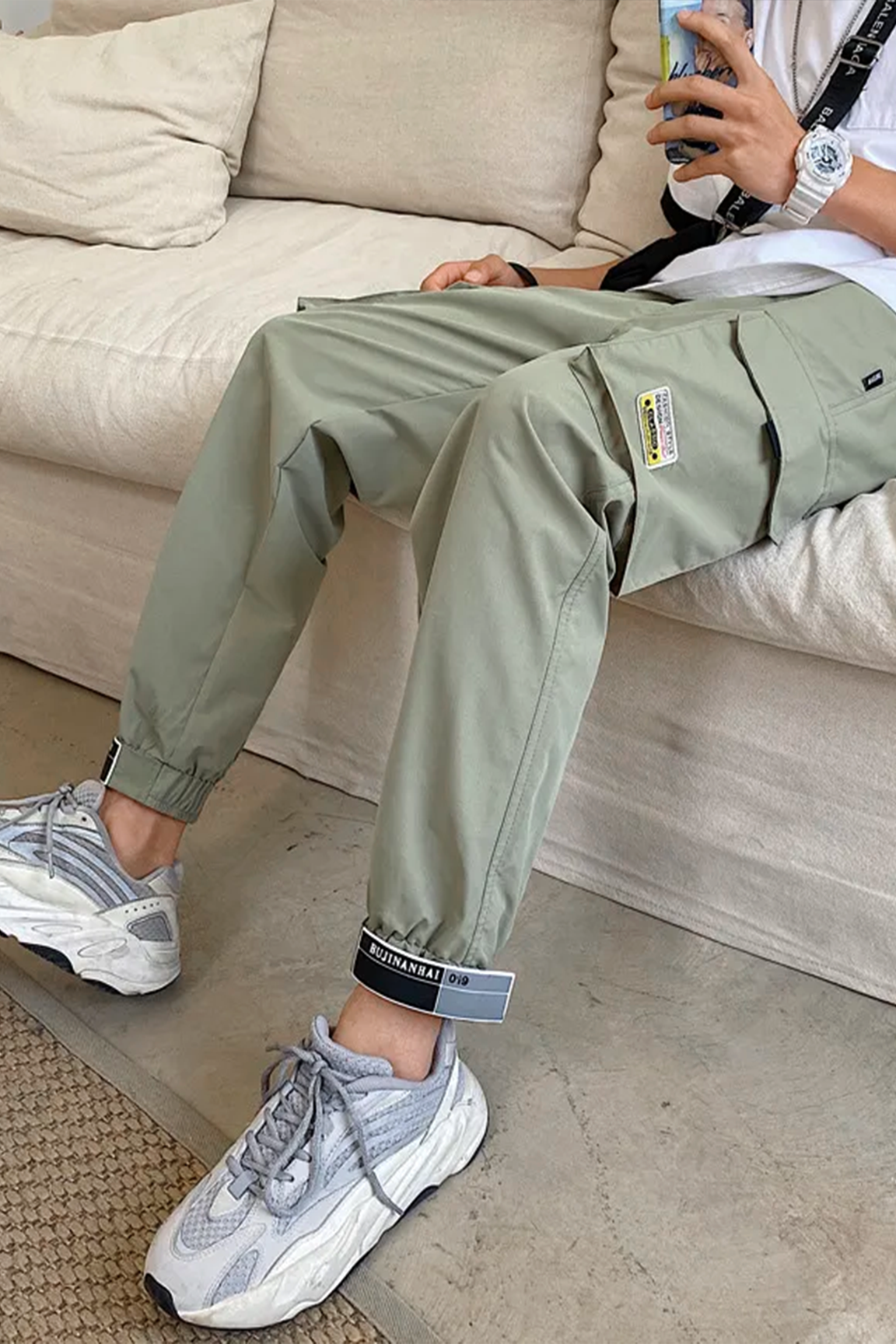 BOLTACTIVE™ UrbanCore Fleece Joggers – Thick Hip-Hop Street Style