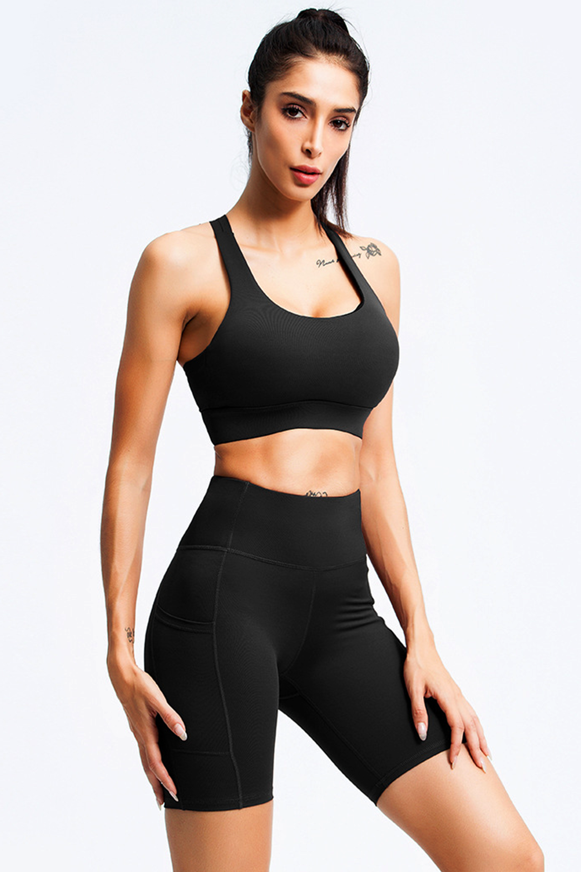 BOLTACTIVE™ QuickDry Beauty Back Yoga Set – Women’s Sports Suit