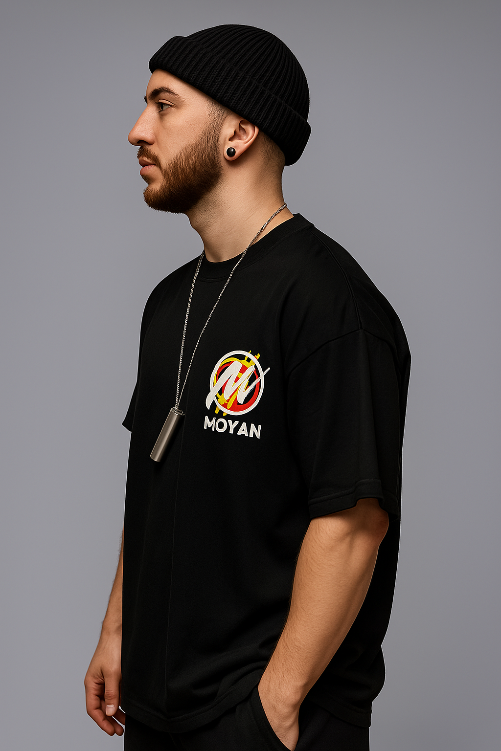 BOLTACTIVE™ FlowFit Oversized Tee – Men’s Minimalist Short Sleeve