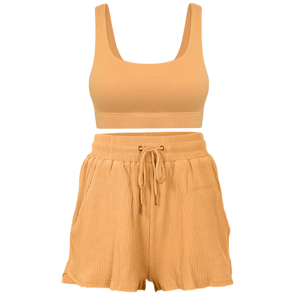 BOLTACTIVE™ FlowFit Yoga & Gym Two-Piece Set — Women’s Loose Short Sleeve & Shorts