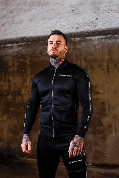 BOLTACTIVE™ ProMotion Tracksuit – Men’s Slim Fit Zip Jacket & Leggings Set