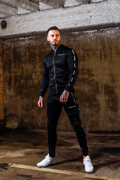 BOLTACTIVE™ ProMotion Tracksuit – Men’s Slim Fit Zip Jacket & Leggings Set