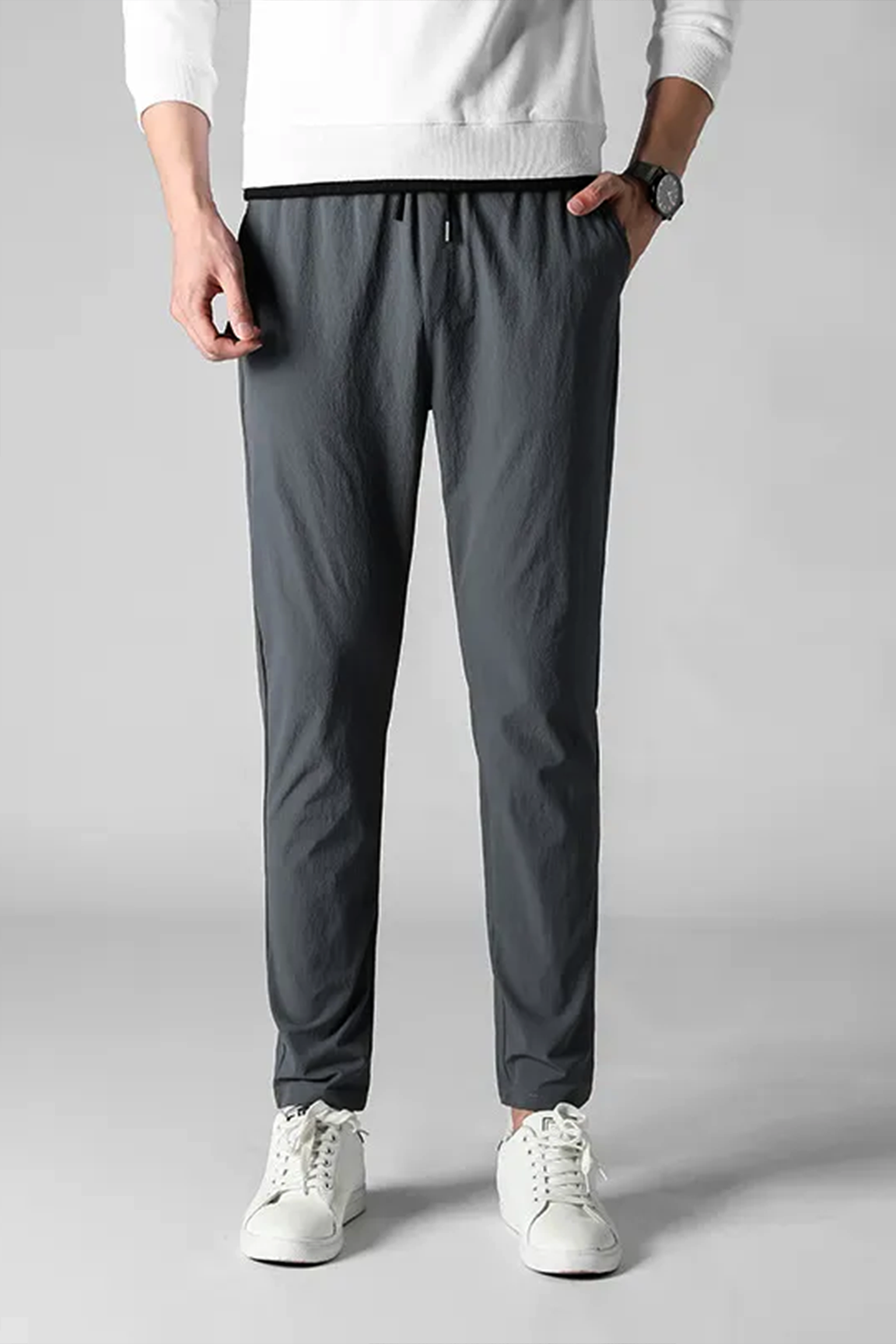 BOLTACTIVE™ CoreMotion Beltless Trousers – Men’s Lightweight Casual Pants