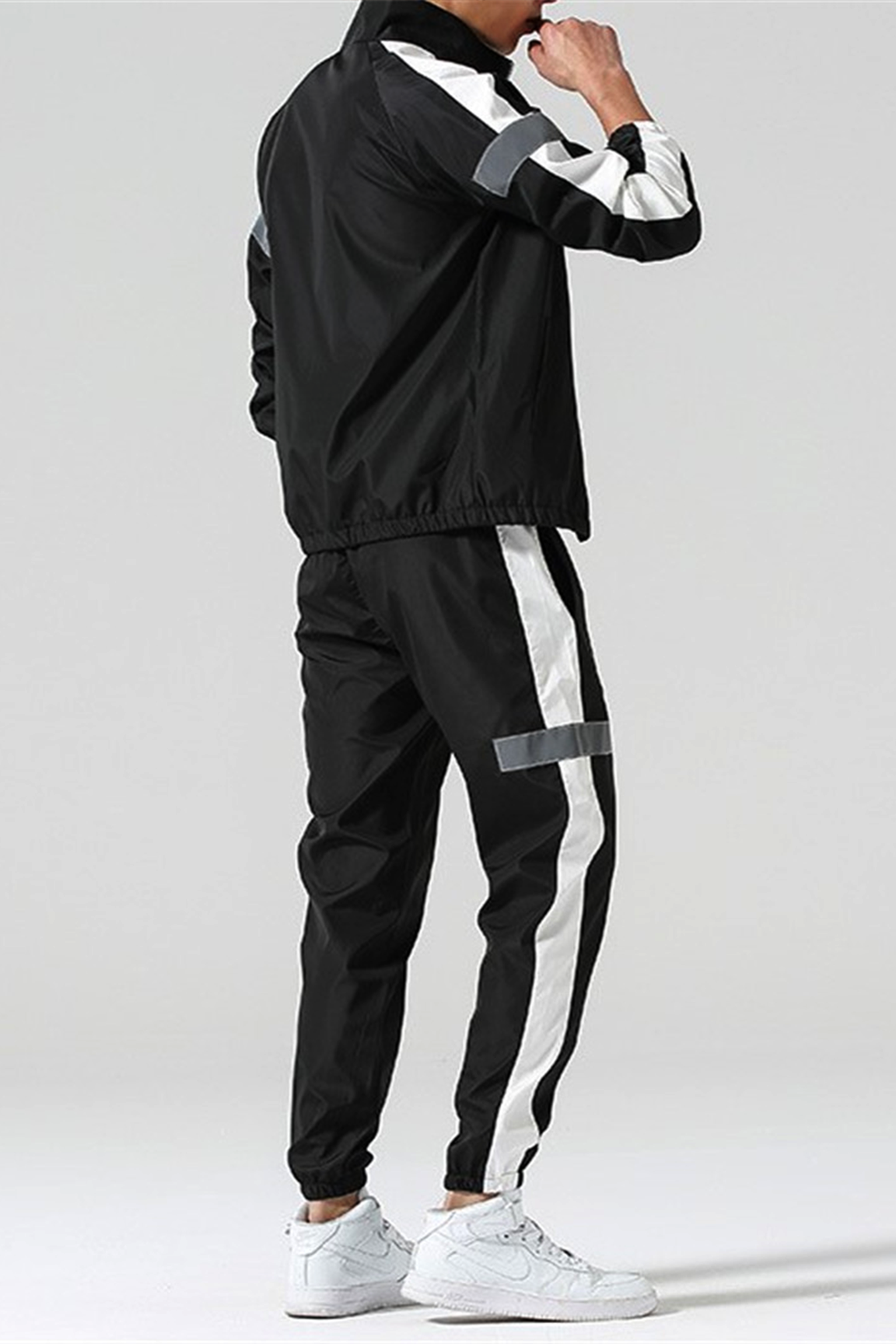 BOLTACTIVE™ NightRun Reflective Tracksuit — Men’s Streetwear Set
