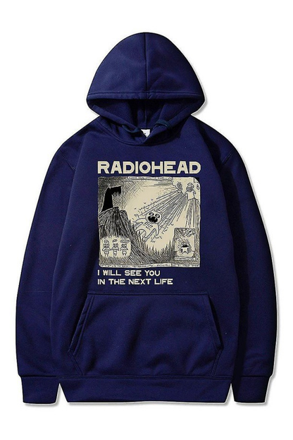 BOLTACTIVE™ RetroWave Radiohead Hoodie – Vintage Oversized Fit