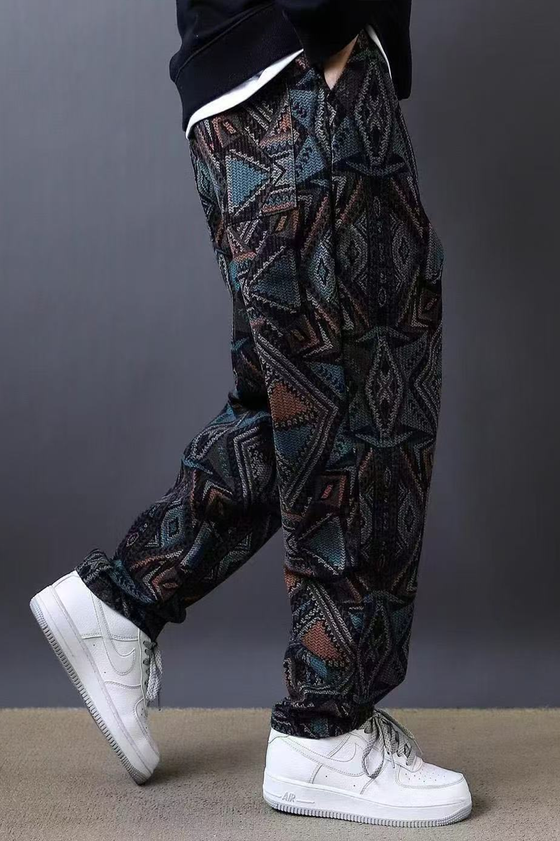 BOLTACTIVE™ DriftFlex Retro Harem Joggers – Men’s Tapered Streetwear