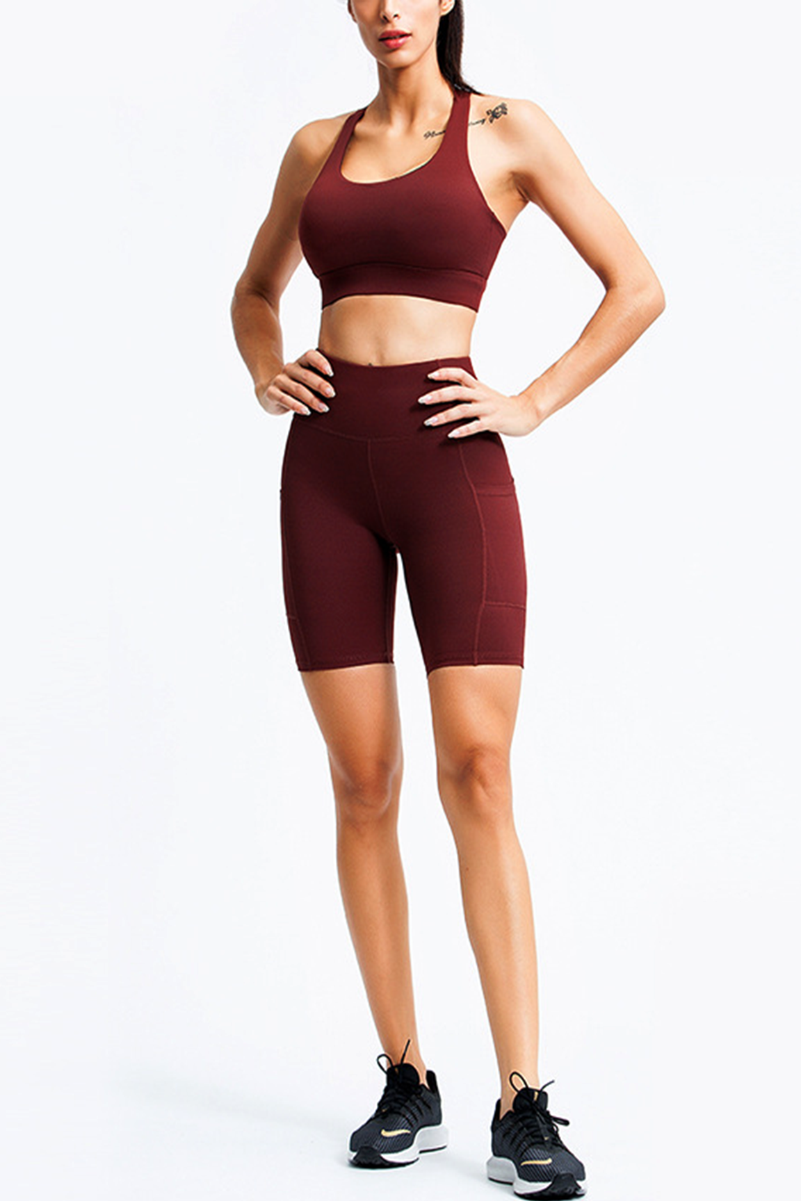 BOLTACTIVE™ QuickDry Beauty Back Yoga Set – Women’s Sports Suit