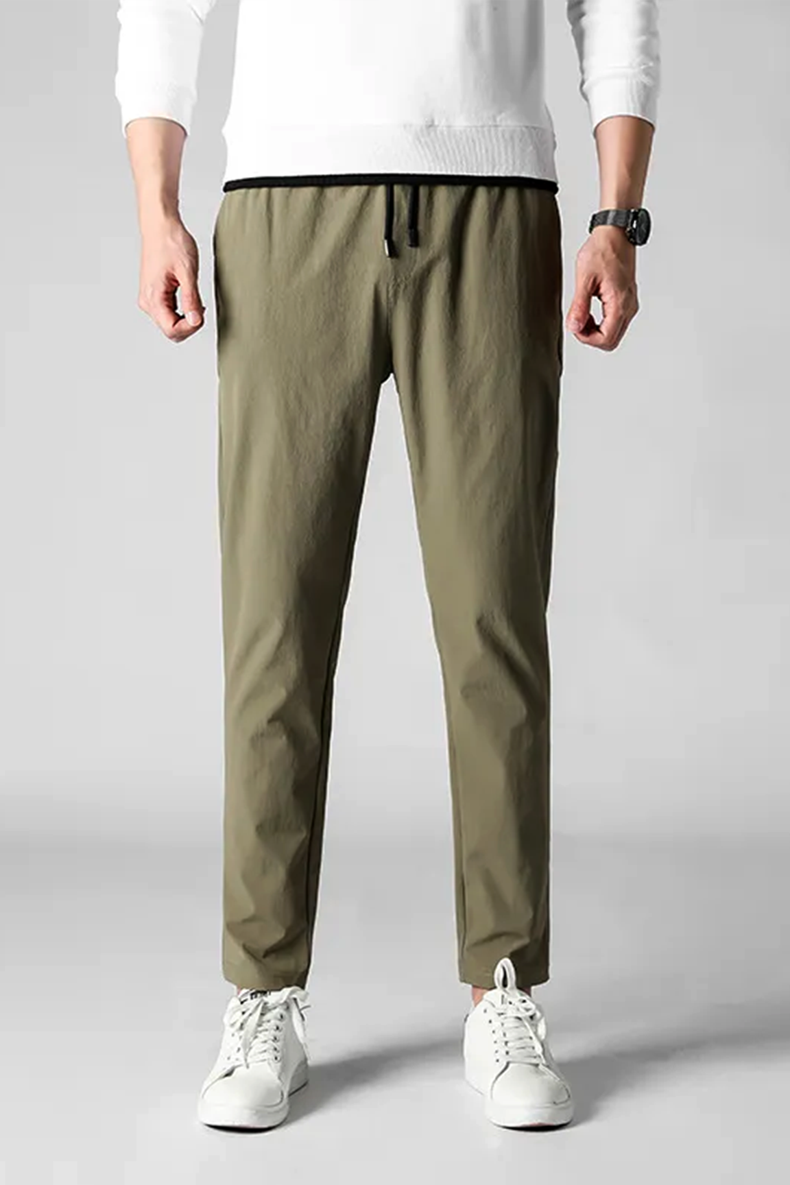 BOLTACTIVE™ CoreMotion Beltless Trousers – Men’s Lightweight Casual Pants