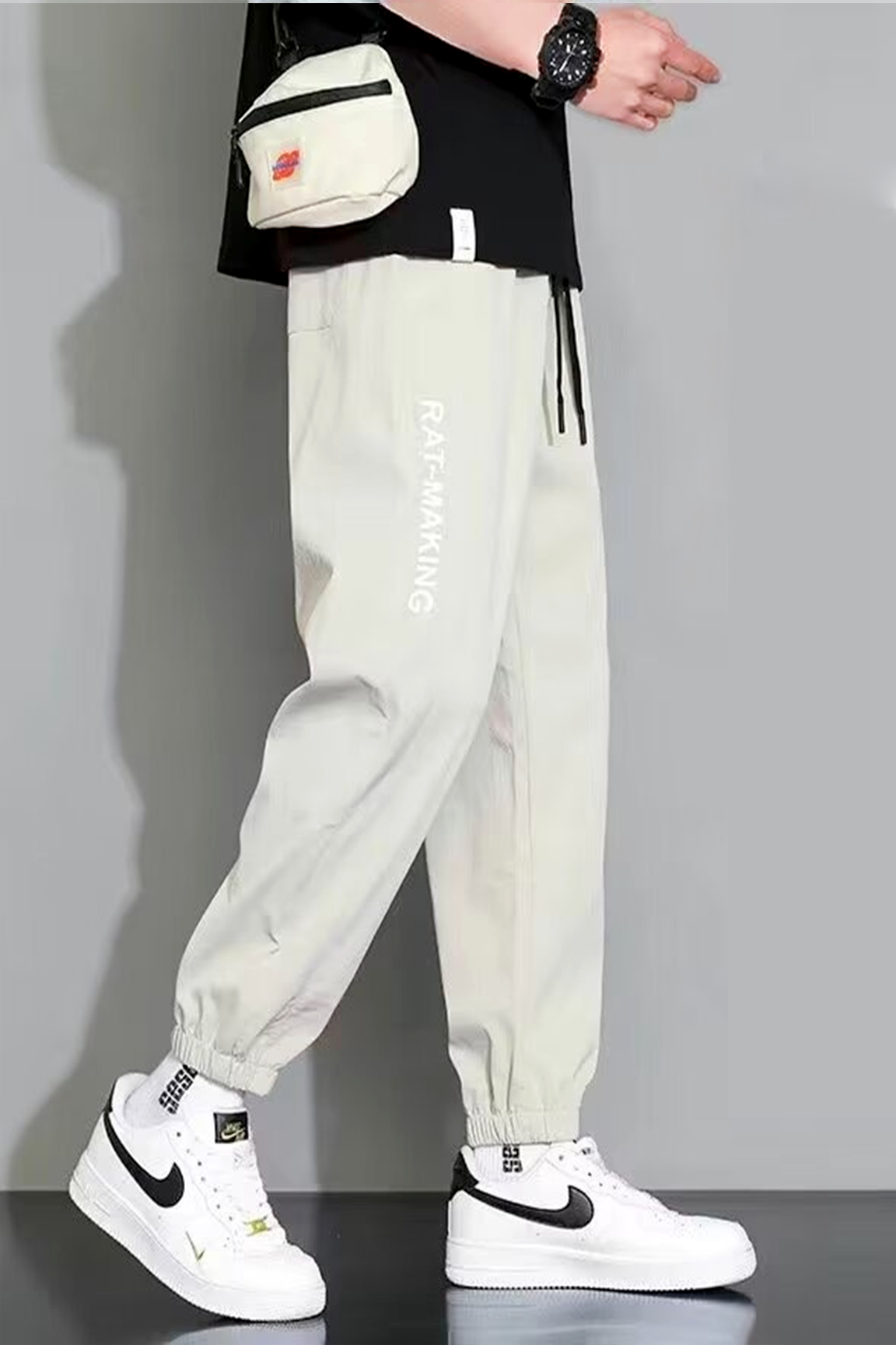 BOLTACTIVE™ AirStride Summer Joggers – Lightweight Men’s Casual Pants