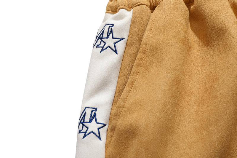 BOLTACTIVE™ StarFlex Embroidered Hip-Hop Shorts - Men’s Loose Trend Shorts