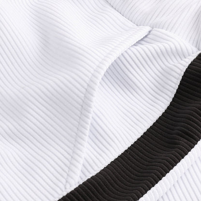 BOLTACTIVE™ UrbanStripe Casual Tracksuit – Men’s Color Block Sport Set