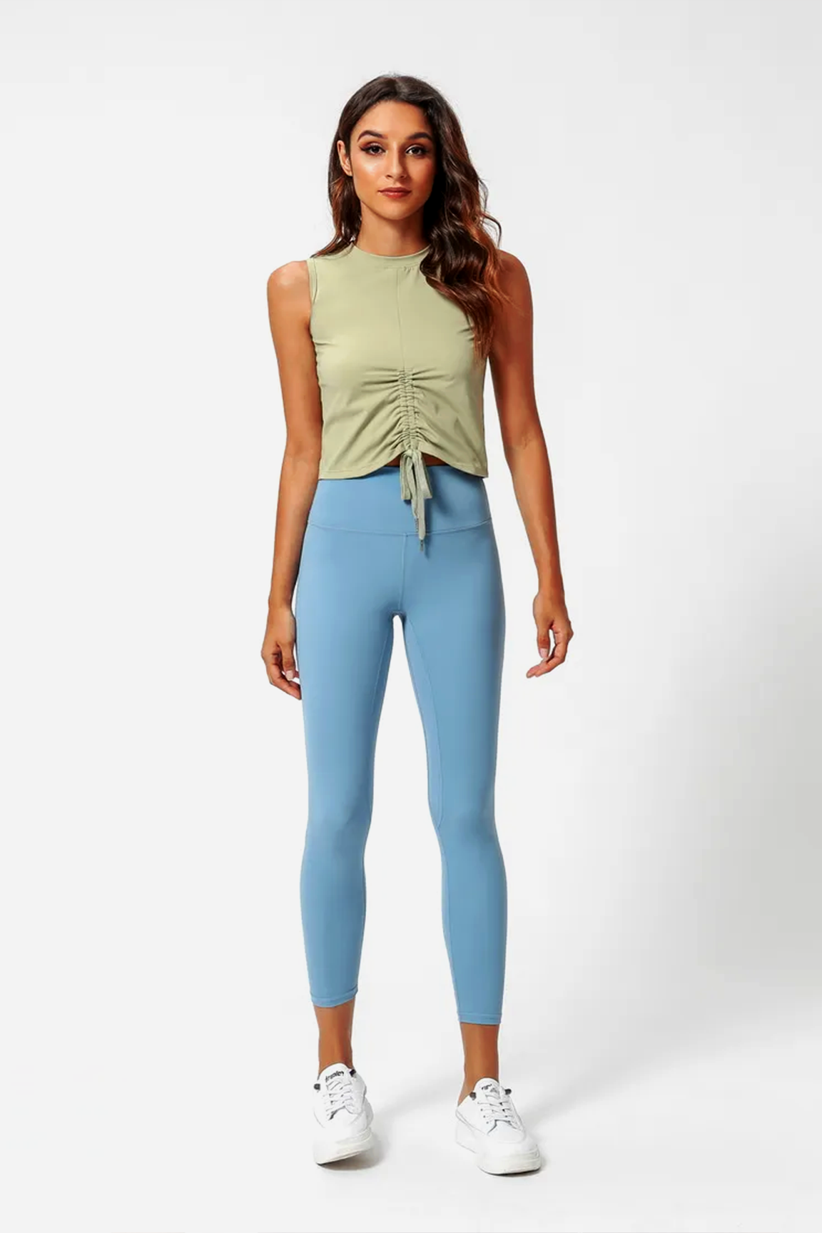 BOLTACTIVE™ CinchFit Lace Yoga Tank – Adjustable & Elegant