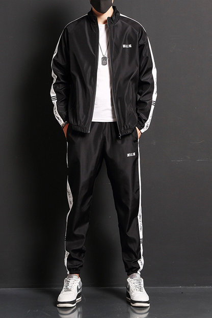 BOLTA™ Urban Corduroy Sweater Suit – Men’s Casual Sports Jacket & Pants Set