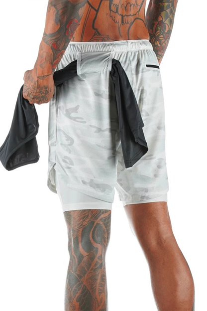 BOLTACTIVE™ DualFlex 2-in-1 Men’s Running Shorts – Quick Dry Workout Shorts