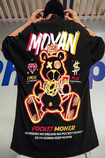 BOLTACTIVE™ FlowFit Oversized Tee – Men’s Minimalist Short Sleeve