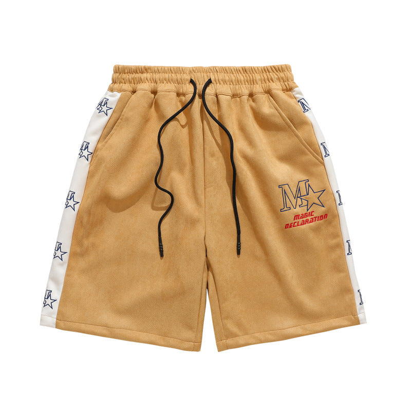 BOLTACTIVE™ StarFlex Embroidered Hip-Hop Shorts - Men’s Loose Trend Shorts