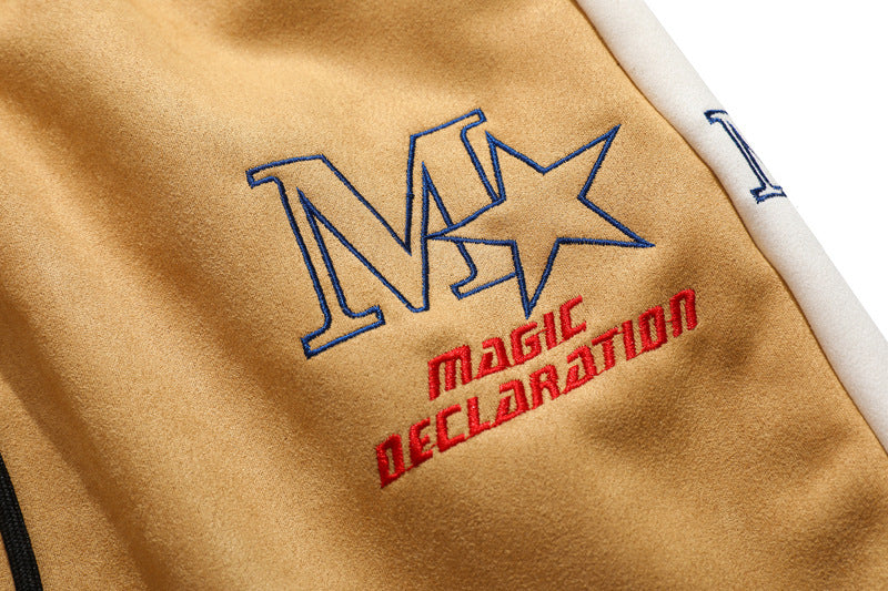 BOLTACTIVE™ StarFlex Embroidered Hip-Hop Shorts - Men’s Loose Trend Shorts