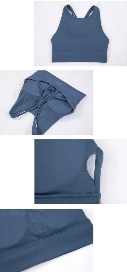 BOLTACTIVE™ HighRise Contour Bra – High-Neck Beauty Back Design