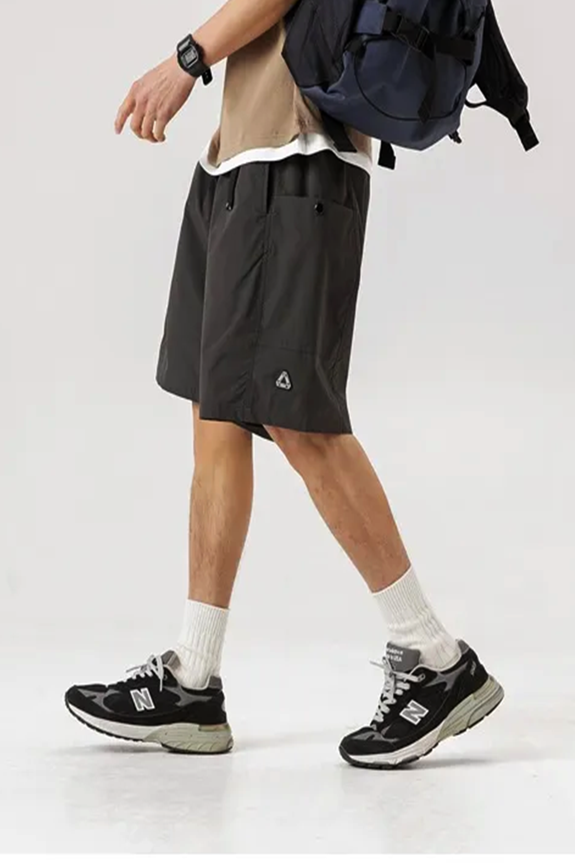 BOLTACTIVE™ Retro Utility Workwear Shorts — Men’s Street Style